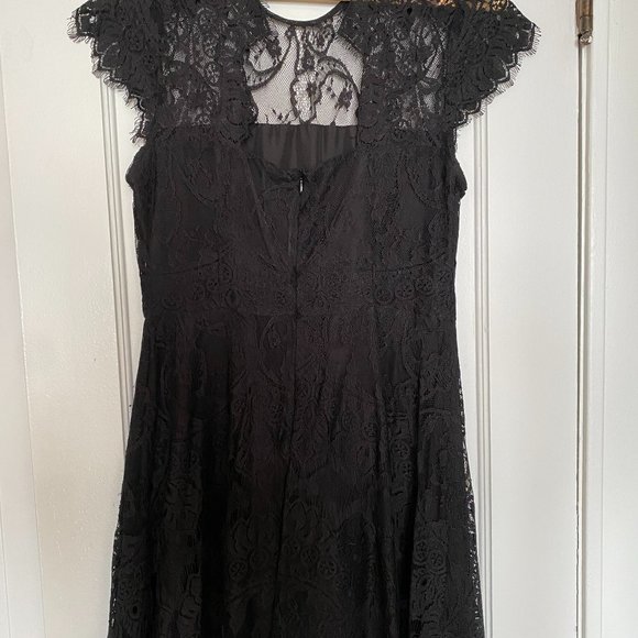 Black Lace Dress - Picture 2 of 5